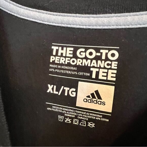 Adidas on the go performance tee black - Picture 3 of 3